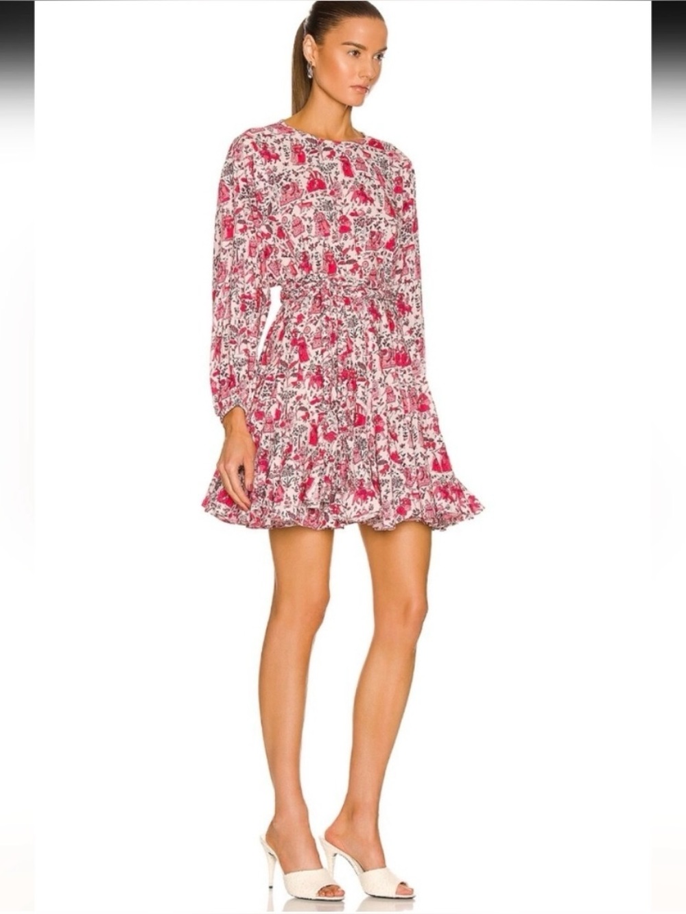 Rhode Printed Cotton Ella Dress Size small